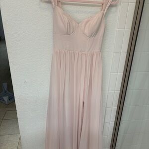 Azazie Blush Pink Dress